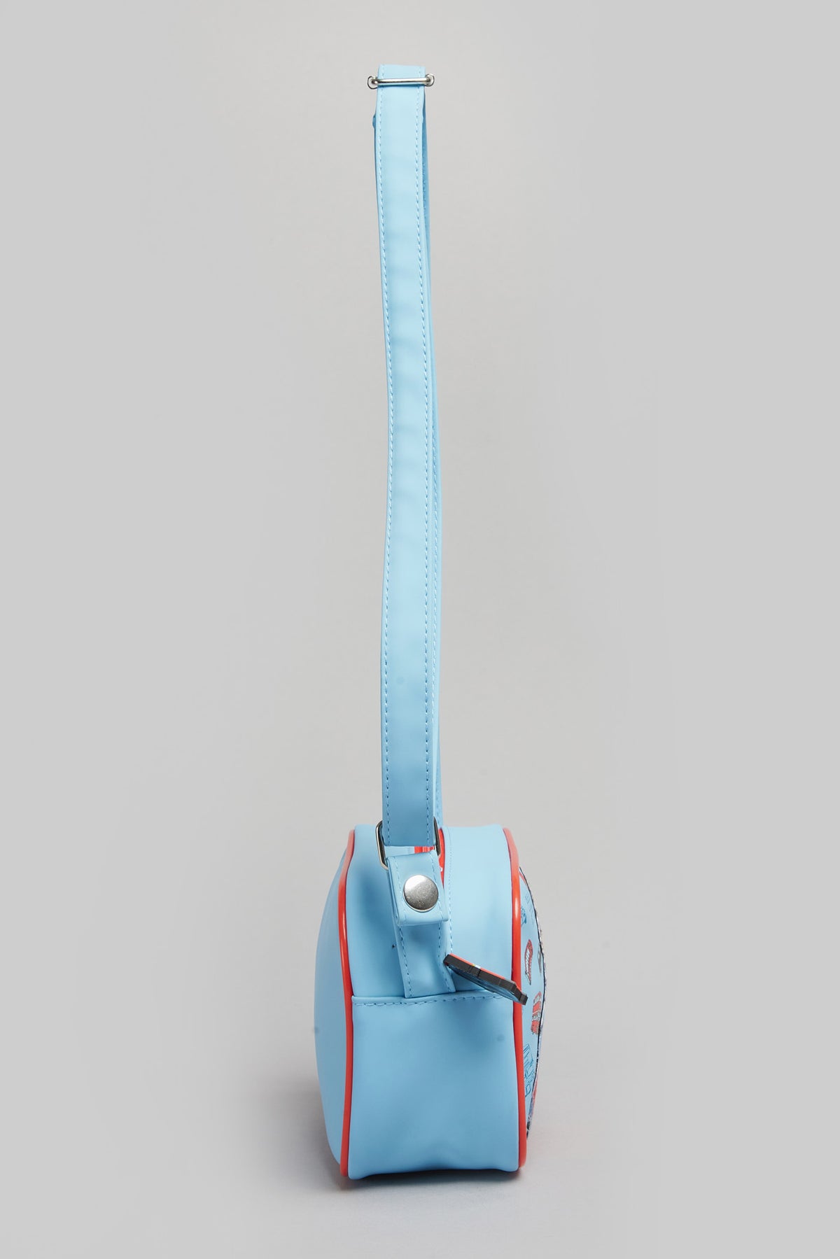 PADDINGTON PU BLUE AND RED X-BODY BAG