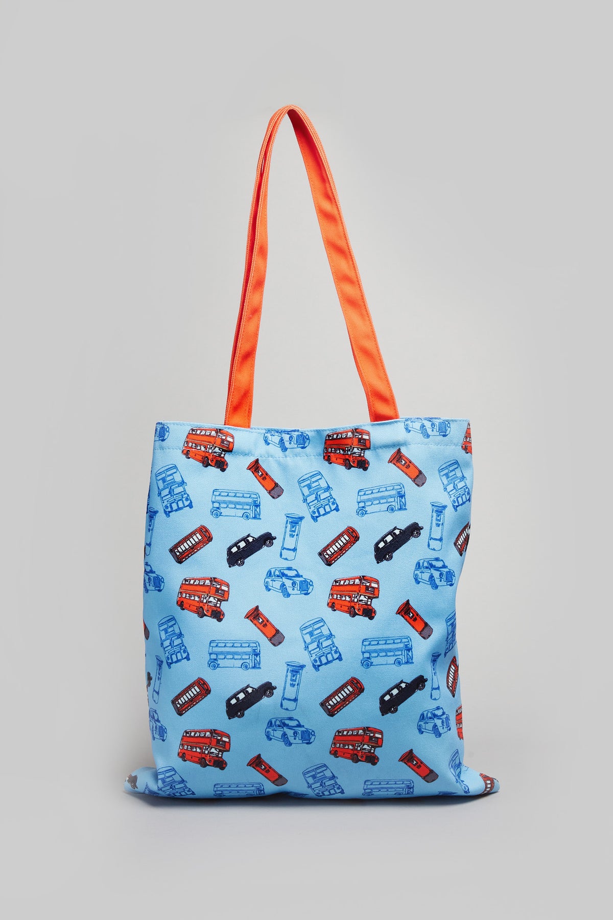 PADDINGTON CREAM, RED &amp; BLUE CANVAS TOTE BAG