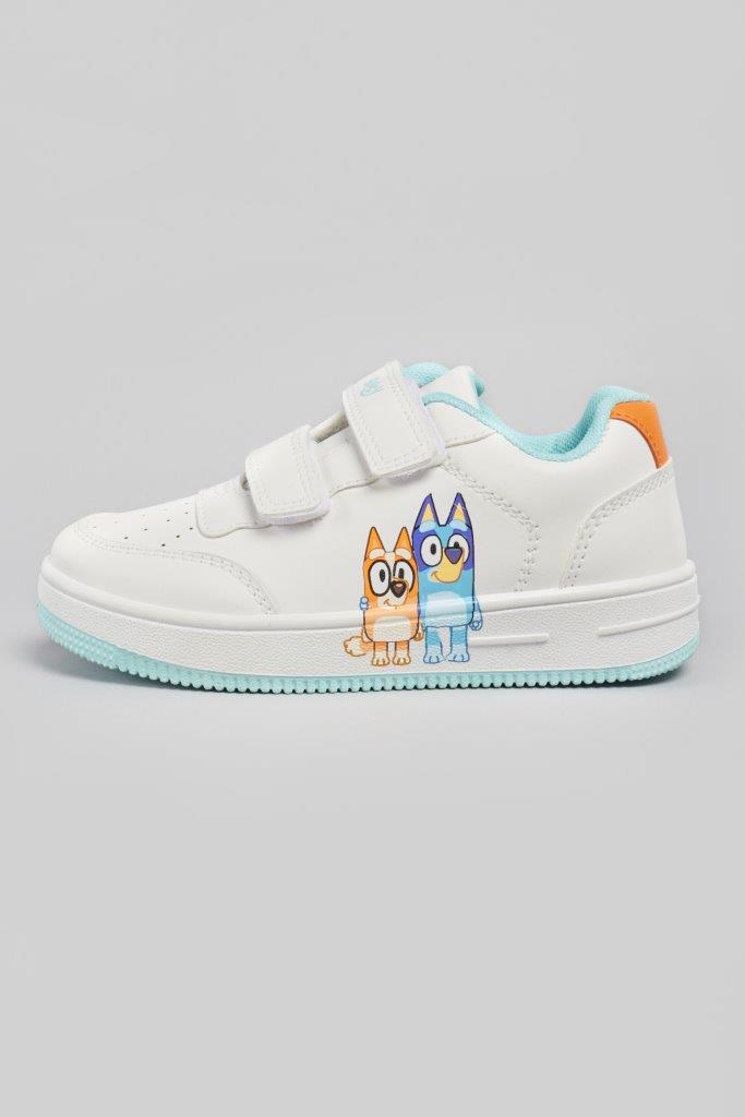 BLUEY WHT/BLU PU TRAINER