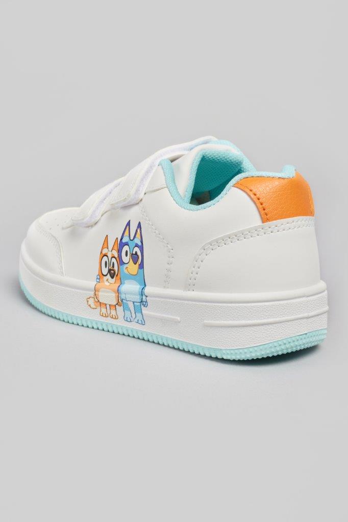 BLUEY WHT/BLU PU TRAINER
