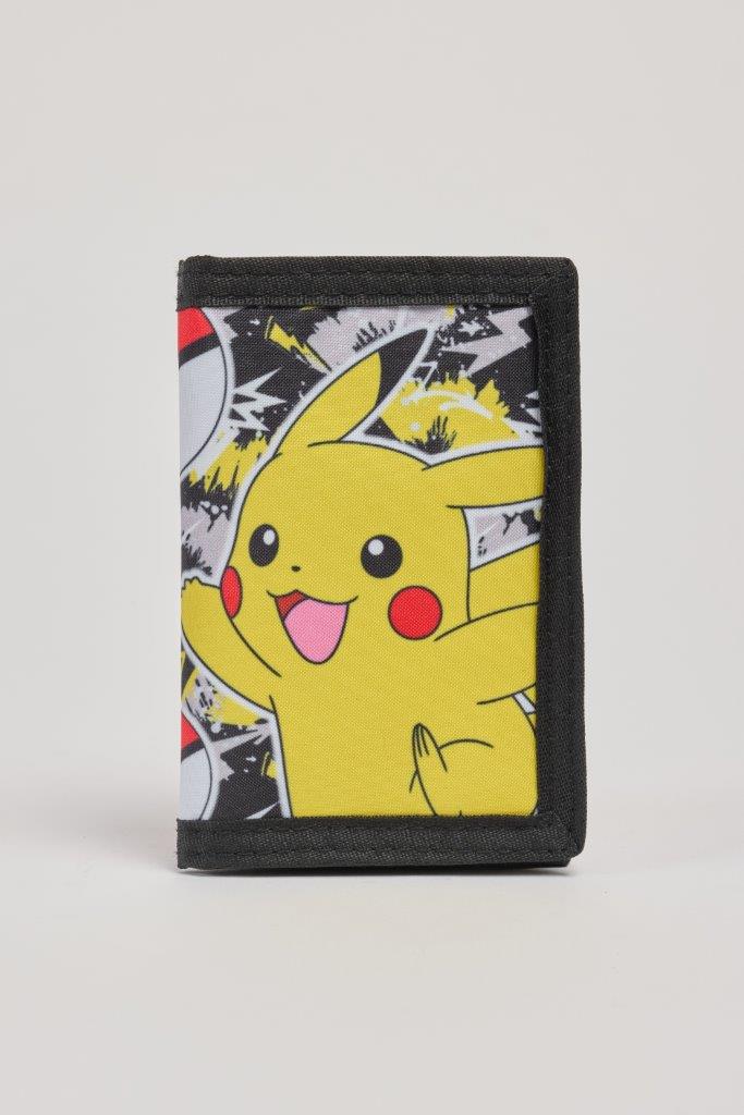 PIKACHU GRAFFITI THREE-FOLD WALLET