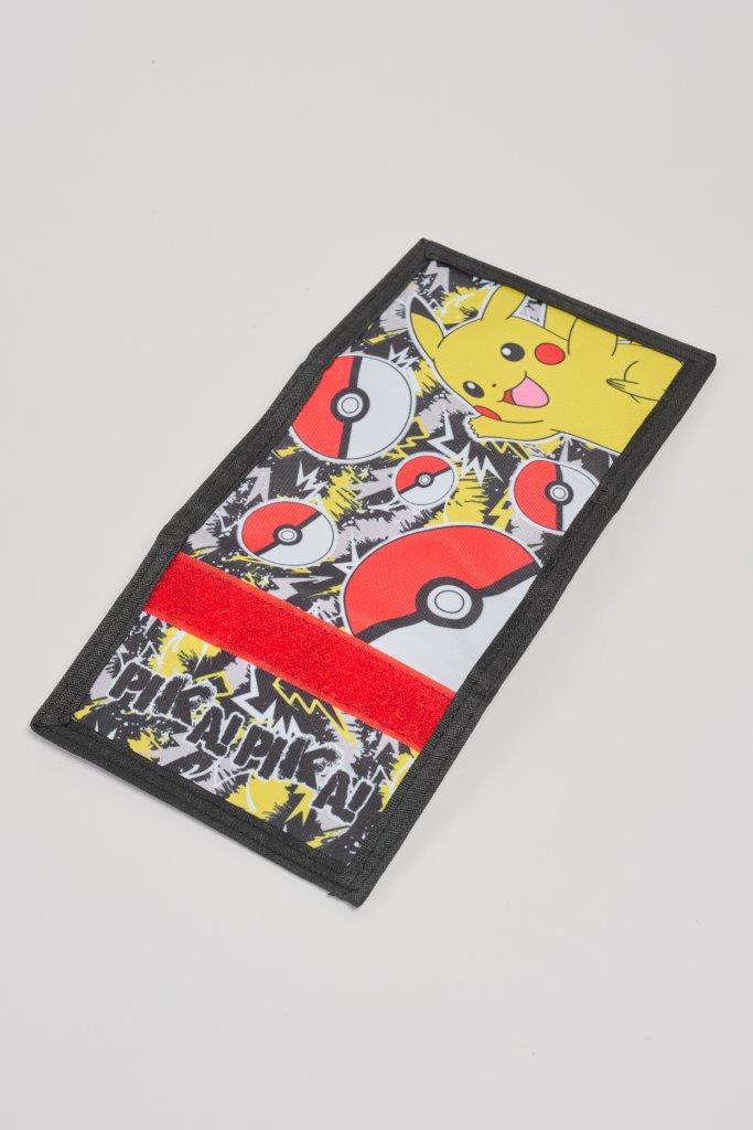 PIKACHU GRAFFITI THREE-FOLD WALLET