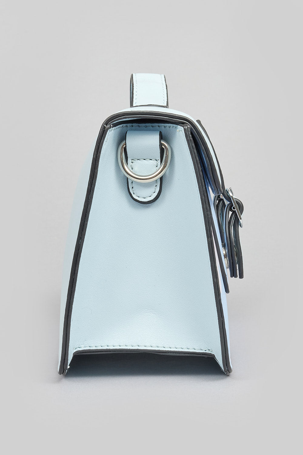 STITCH PU CROSS BODY SATCHEL