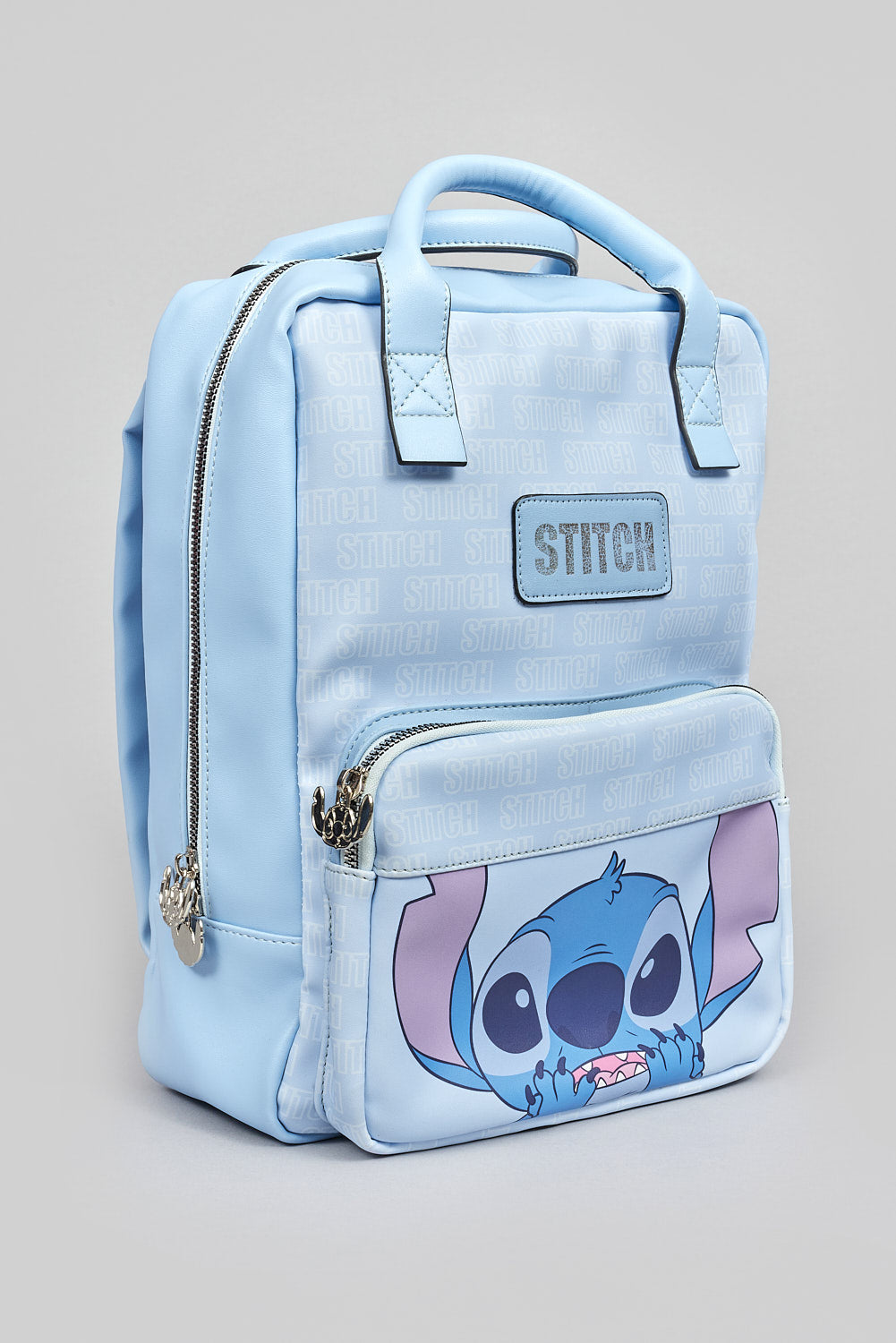 STITCH PU SQUARE BACKPACK