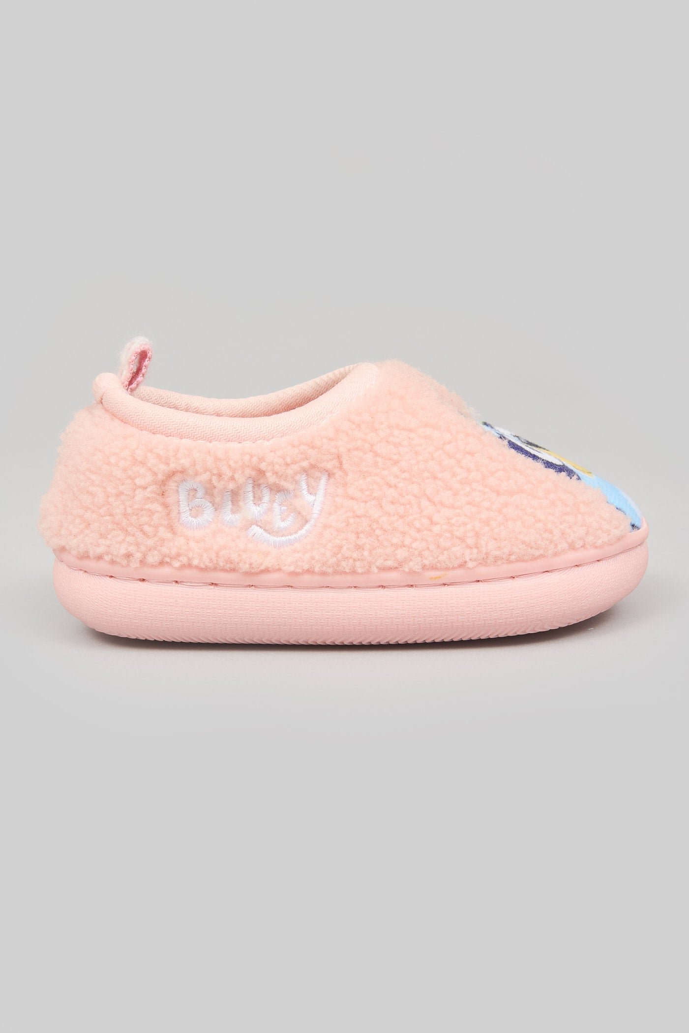 BLUEY PINK BORG SLIPPER