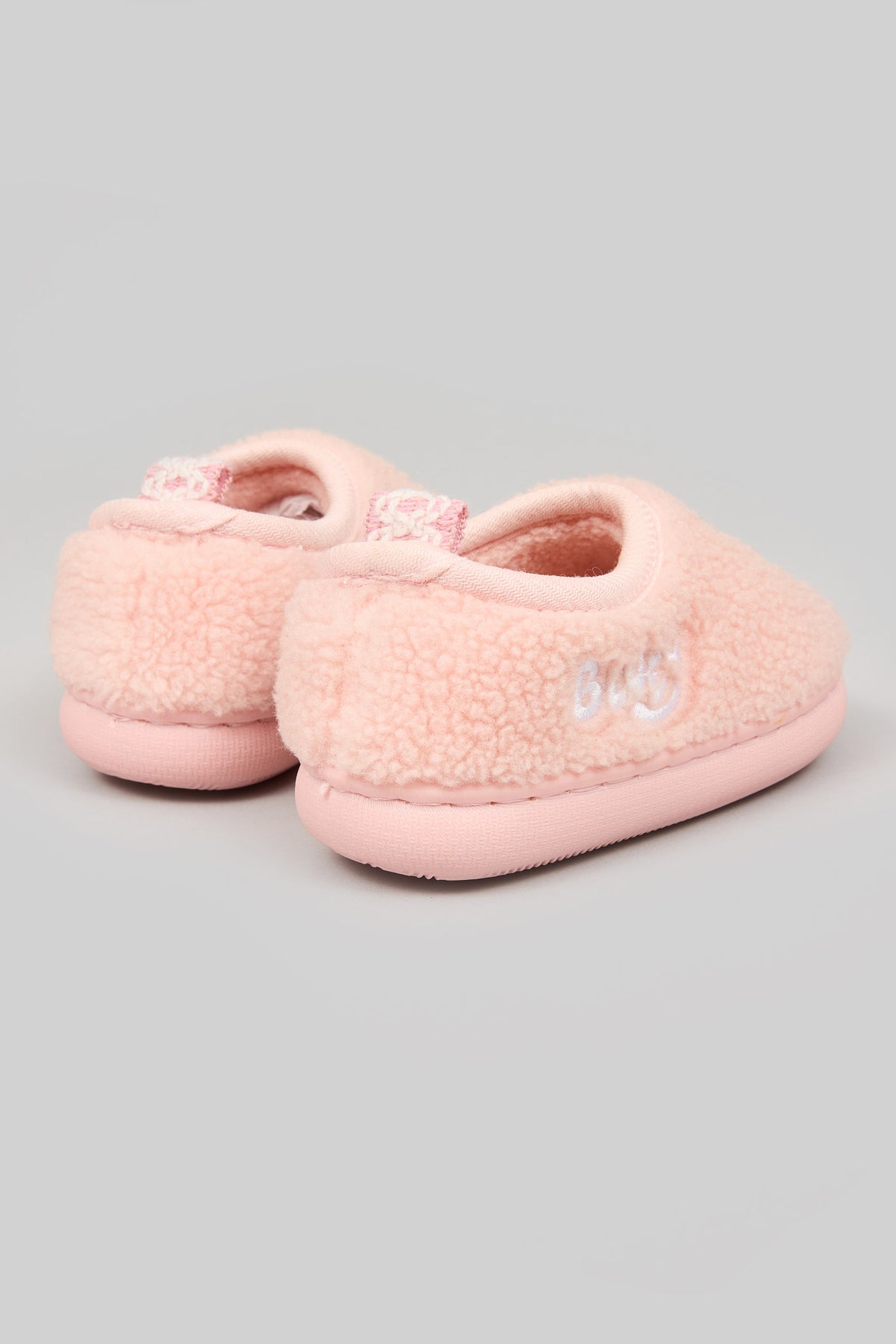 BLUEY PINK BORG SLIPPER