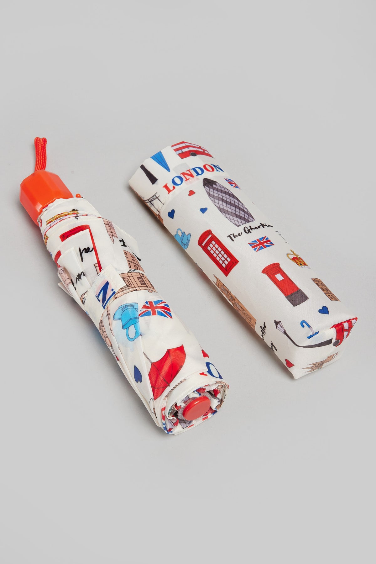 SKETCH LONDON POLYESTER FOLD UMBRELLA