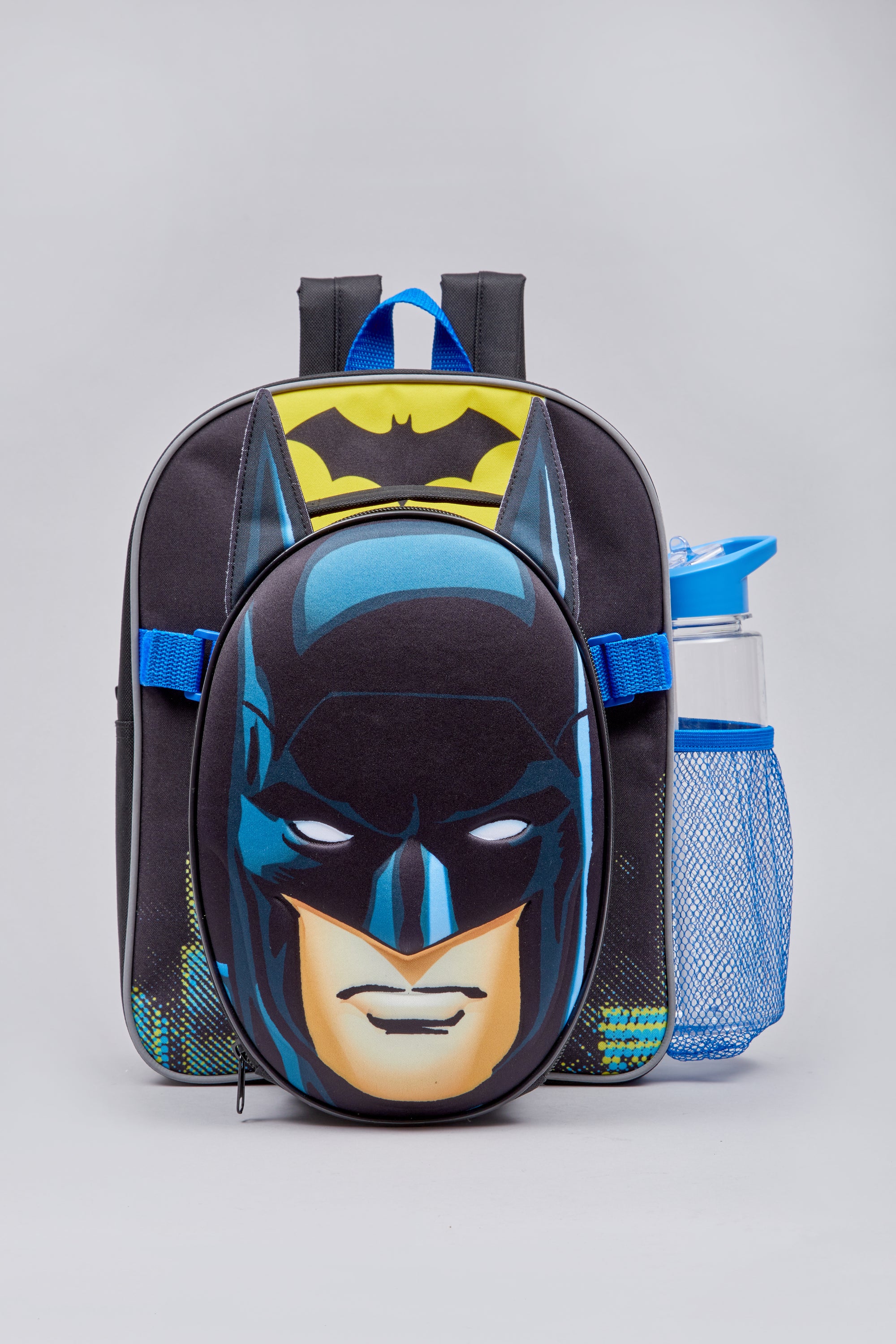 BATMAN PRESTON DIAMOND BACKPACK WITH LUNCH BAG AND WATER BOTTLE SET